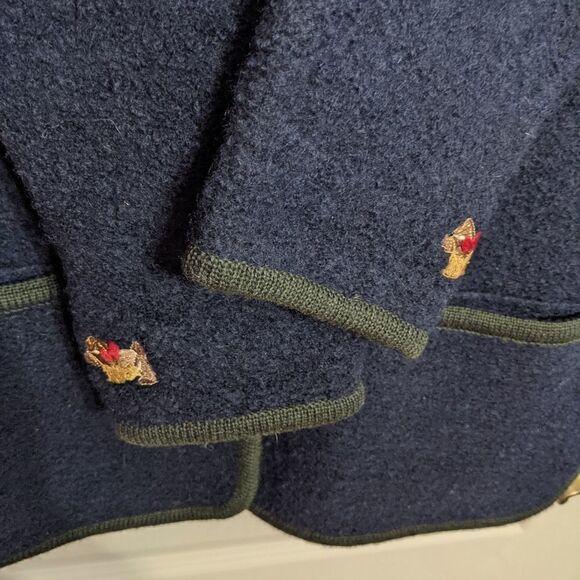 Vintage WOOL knit sweater shacket jacket size M @A - Picture 6 of 10